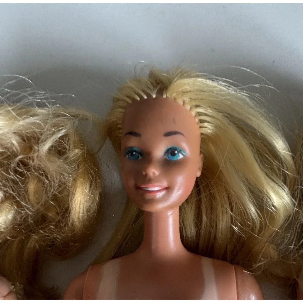 Vintage Mattel Barbie Doll Lot of 3 Blonde Nude Superstar Era 1979 1980s
